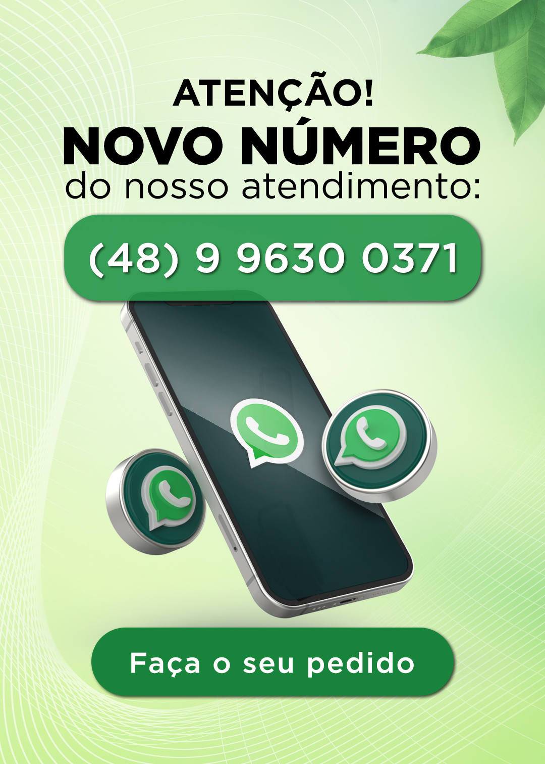 [WHATSAPP] NOVO NÚMERO